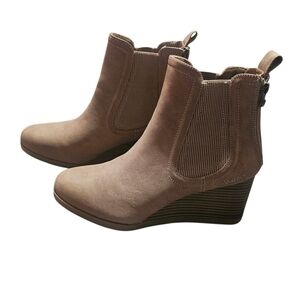 Blowfish‎ Malibu Taupe Wedge Ankle Boots | Size 10